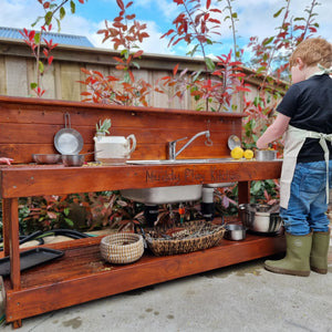 Children's Mud Kitchen ~ Twin Bench ~ Timber Bench